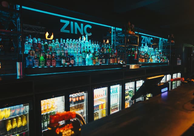 Zinc Weston Super Mare Back Bar Zinc Weston Super Mare Back Bar